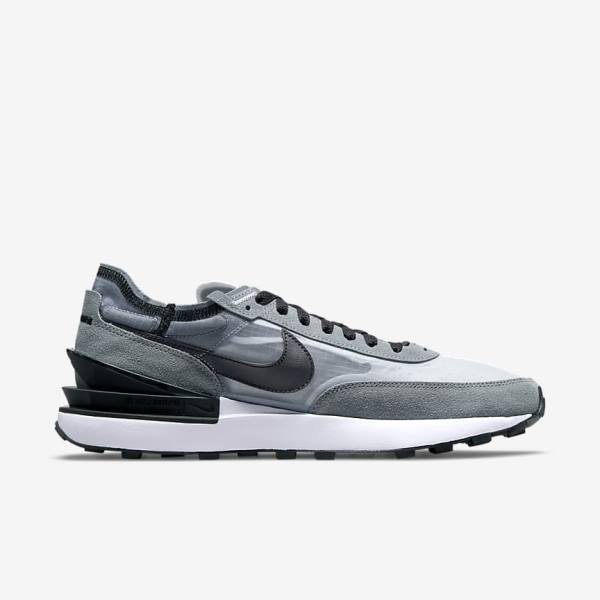 Men's Nike Waffle One SE Trainers Grey / White / Grey / Black | NK673YSL