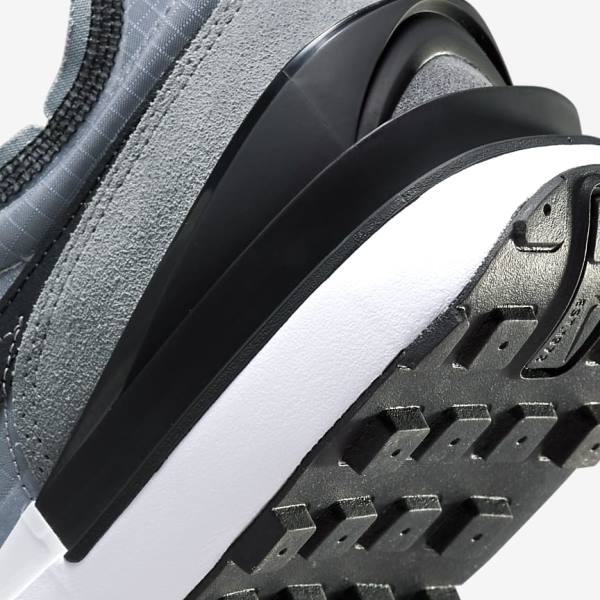 Men's Nike Waffle One SE Trainers Grey / White / Grey / Black | NK673YSL