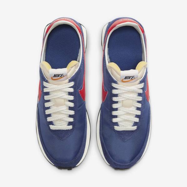 Men's Nike Waffle Trainer 2 SP Trainers Navy / Navy / White / Orange | NK804IAW