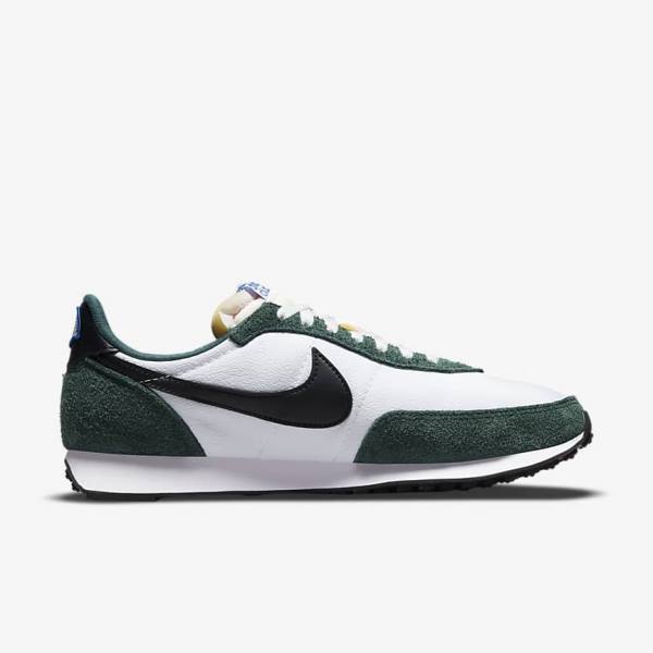 Men's Nike Waffle Trainer 2 Trainers White / Green / Royal / Black | NK809JIL