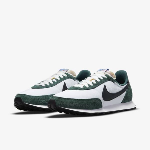 Men's Nike Waffle Trainer 2 Trainers White / Green / Royal / Black | NK809JIL