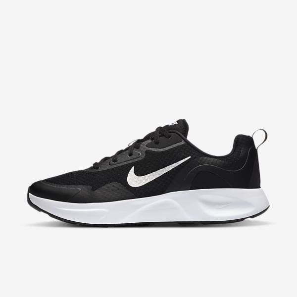 Men\'s Nike Wearallday Trainers Black / White | NK297XLE