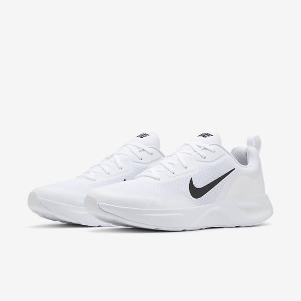 Men's Nike Wearallday Trainers White / Black | NK381SDA