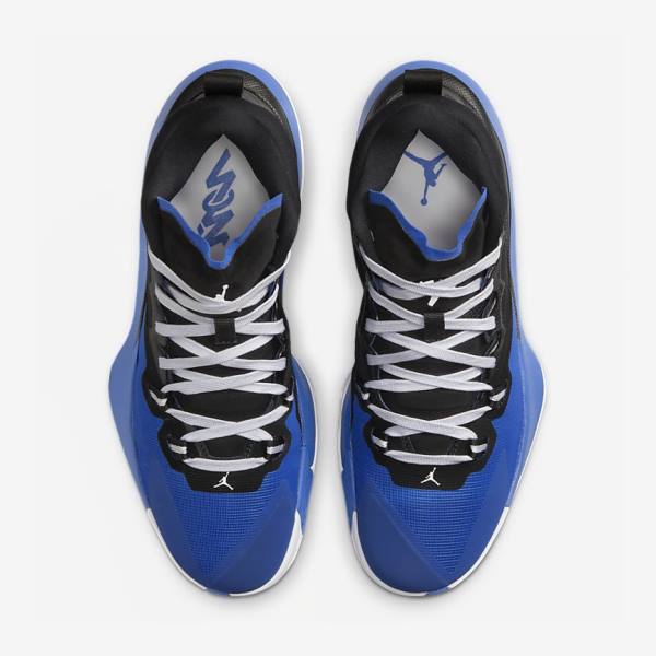 Men's Nike Zion 1 Basketball Shoes Black / Royal / White | NK685OSK