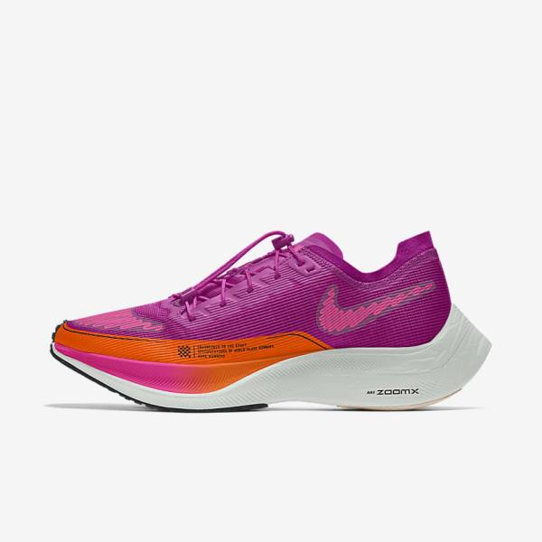 Men\'s Nike ZoomX Vaporfly NEXT% 2 By You Road Racing Running Shoes Multicolor | NK327TNC