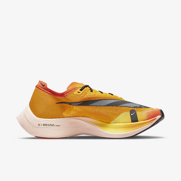 Men's Nike ZoomX Vaporfly NEXT% 2 Ekiden Road Racing Running Shoes White / Black / Black | NK061OVT