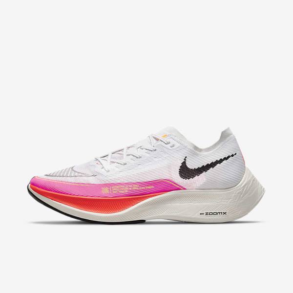 Men\'s Nike ZoomX Vaporfly Next% 2 Road Racing Running Shoes Gold / Orange / Black | NK938MKO