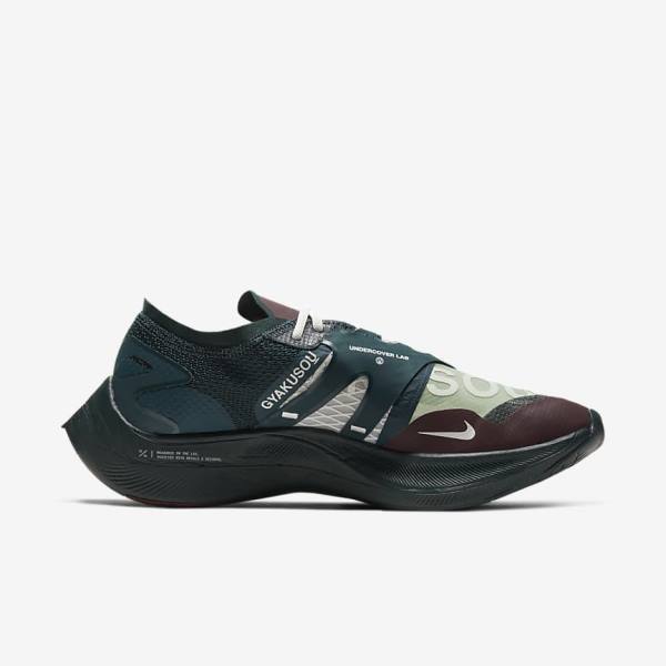 Men's Nike ZoomX Vaporfly Next% x Gyakusou Trainers Burgundy | NK014VGI