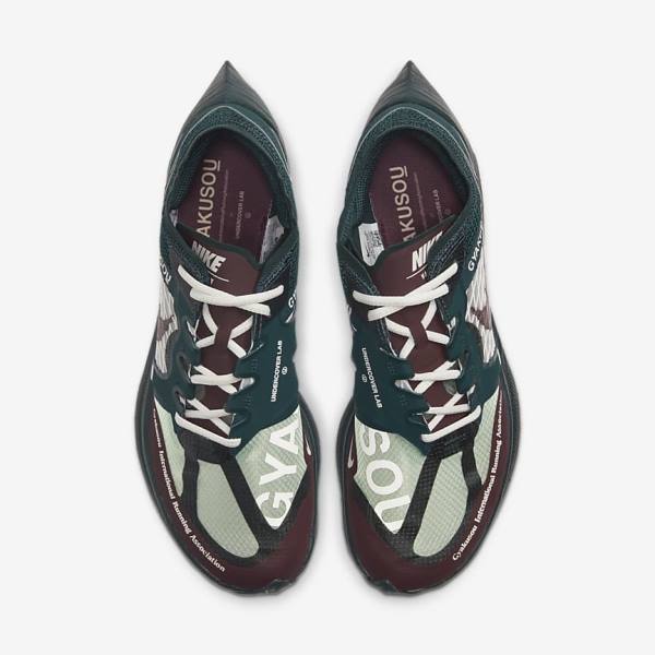 Men's Nike ZoomX Vaporfly Next% x Gyakusou Trainers Burgundy | NK014VGI