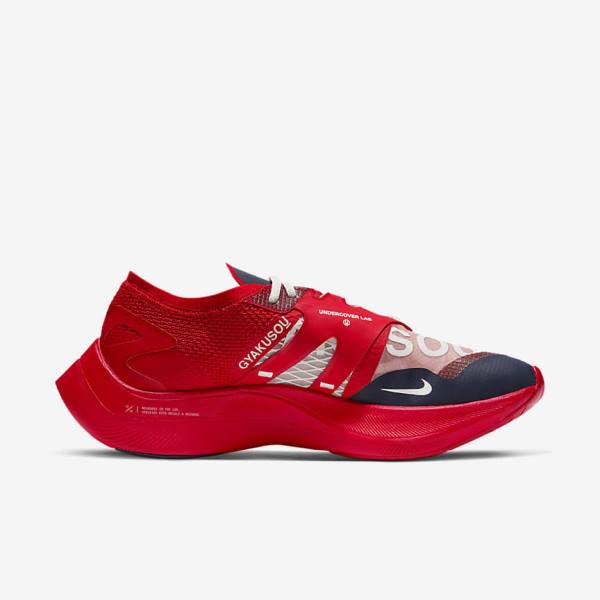 Men's Nike ZoomX Vaporfly Next% x Gyakusou Trainers Red / Blue | NK041LZQ