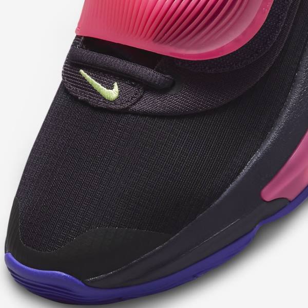 Men's Nike Zoom Freak 3 Basketball Shoes Purple / Pink / Purple / Light Lemon | NK428TPD