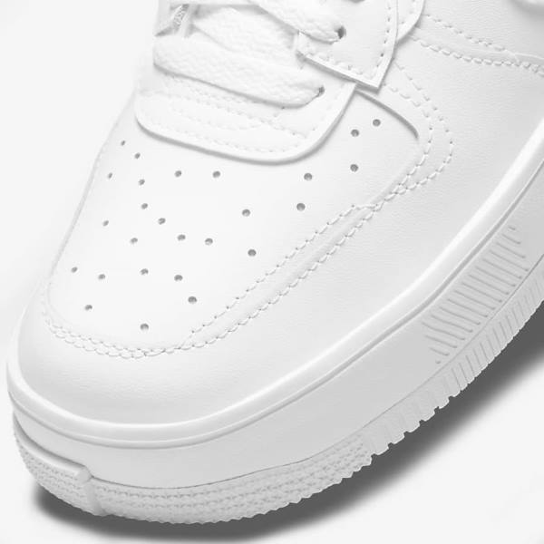 Women's Nike Air Force 1 Fontanka Trainers White / Yellow / White | NK109MIT