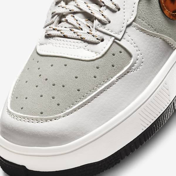 Women's Nike Air Force 1 Fontanka Trainers Brown / Light Beige / Yellow | NK278UZA