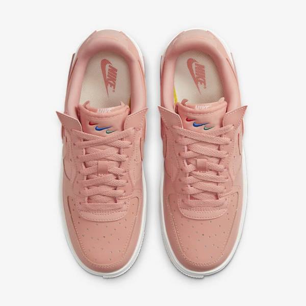 Women's Nike Air Force 1 Fontanka Trainers White / Red Pink / Light | NK571KRG