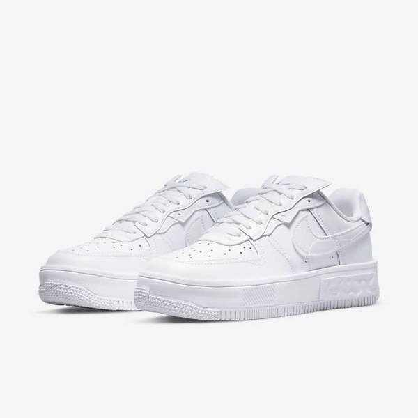 Women's Nike Air Force 1 Fontanka Trainers White | NK930BEJ