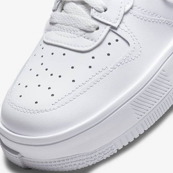 Women's Nike Air Force 1 Fontanka Trainers White | NK930BEJ