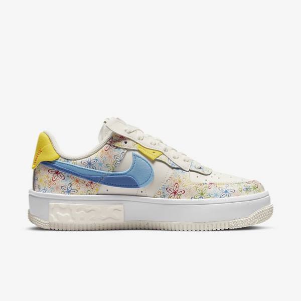 Women's Nike Air Force 1 Fontanka Trainers Royal / Blue | NK954LSK