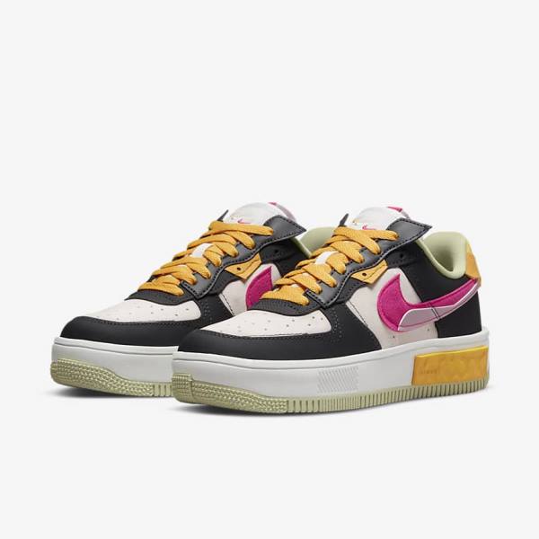 Women's Nike Air Force 1 Fontanka Trainers White / Purple / Pink | NK954QSM