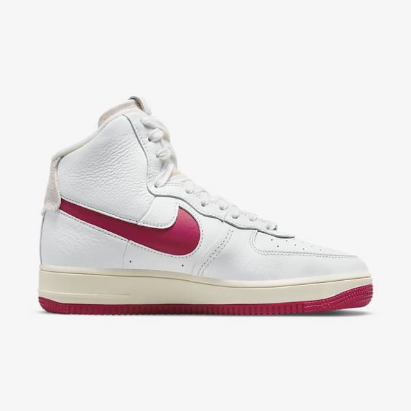 Women's Nike Air Force 1 Sculpt Trainers White / Red | NK186EHZ