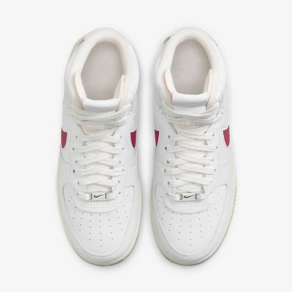 Women's Nike Air Force 1 Sculpt Trainers White / Red | NK186EHZ