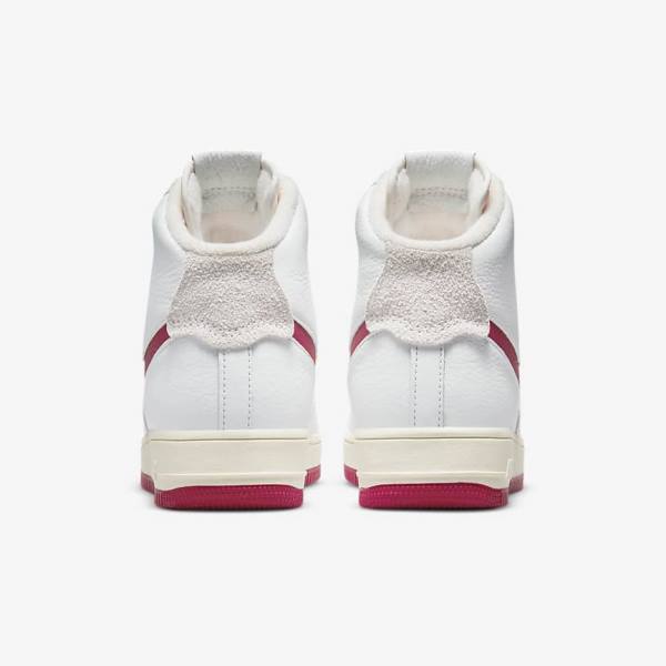 Women's Nike Air Force 1 Sculpt Trainers White / Red | NK186EHZ