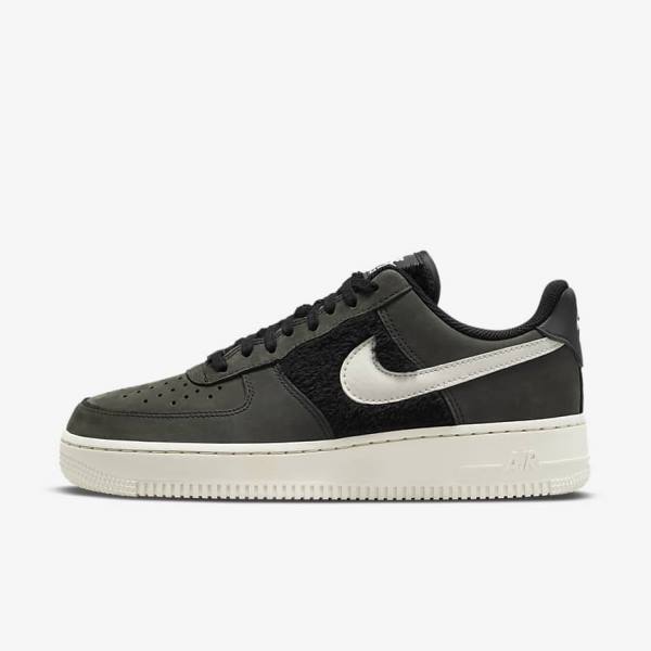 Women\'s Nike Air Force 1 Trainers Black / Light Beige | NK016FVK