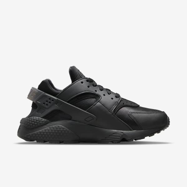 Women's Nike Air Huarache Trainers Black / Dark Grey | NK157GPY