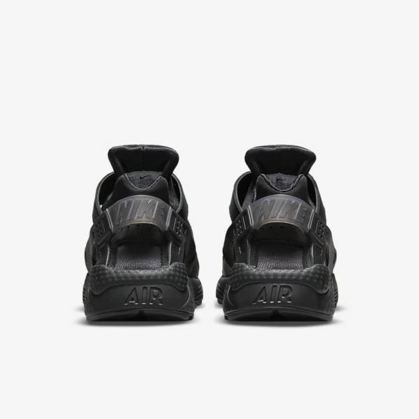 Women's Nike Air Huarache Trainers Black / Dark Grey | NK157GPY