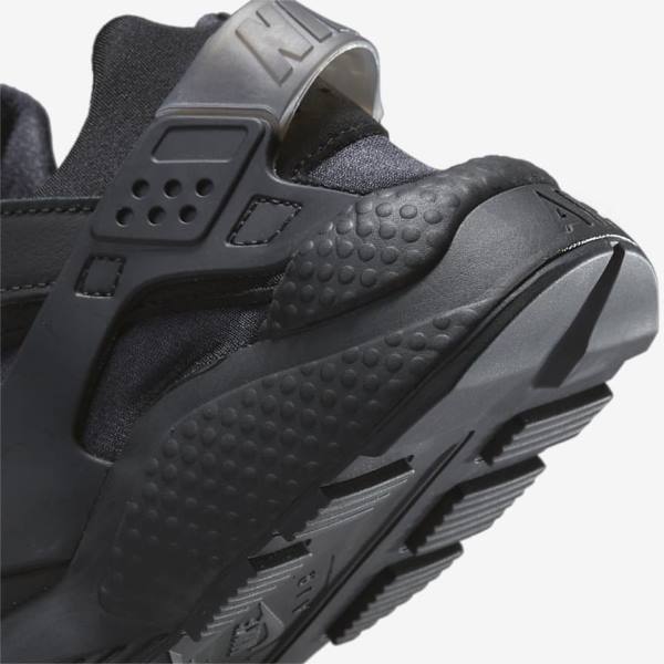 Women's Nike Air Huarache Trainers Black / Dark Grey | NK157GPY