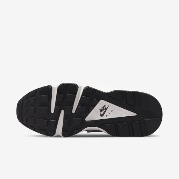 Women's Nike Air Huarache Trainers Black / White | NK976OQV