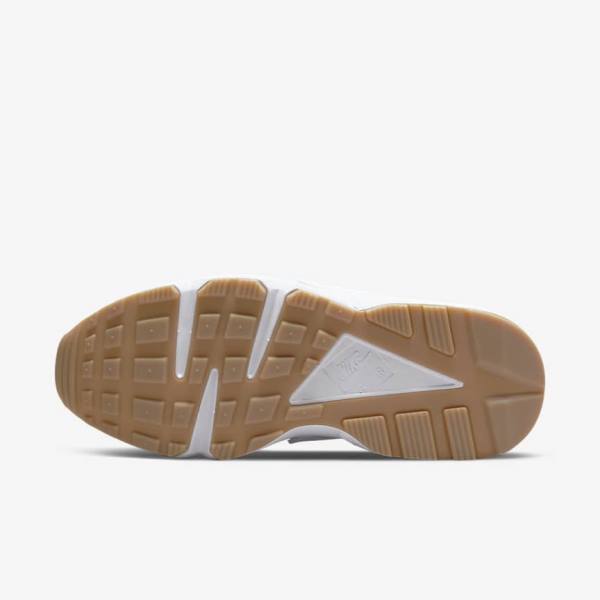 Women's Nike Air Huarache Trainers Khaki / Light Brown / White | NK412MWH