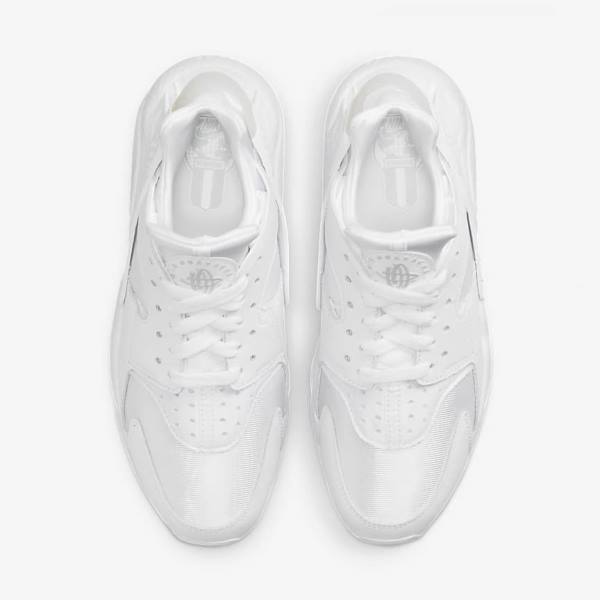 Women's Nike Air Huarache Trainers White / Platinum | NK491GZF