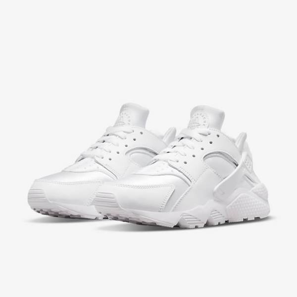 Women's Nike Air Huarache Trainers White / Platinum | NK491GZF