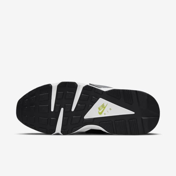 Women's Nike Air Huarache Trainers White / Black / Yellow | NK631SCZ