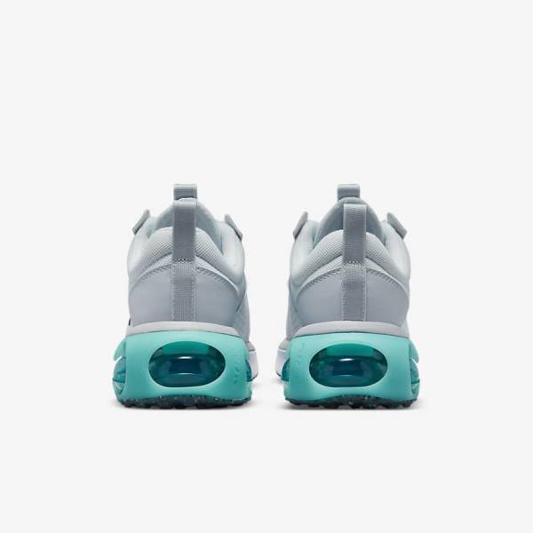 Women's Nike Air Max 2021 Trainers Platinum / Turquoise / Grey / Black | NK231ZVH