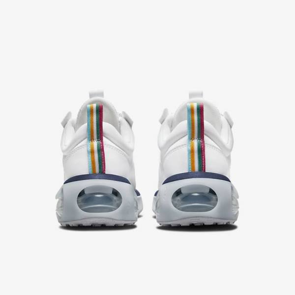 Women's Nike Air Max 2021 Trainers White / Blue / Platinum / Pink | NK683XSJ