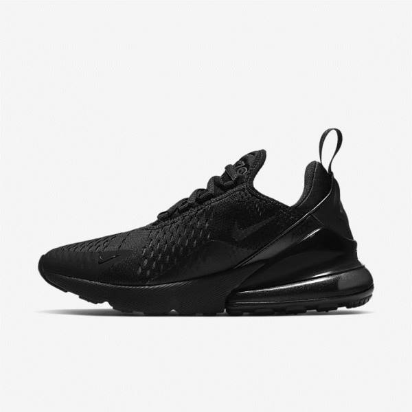 Women\'s Nike Air Max 270 Trainers Black | NK705YKE