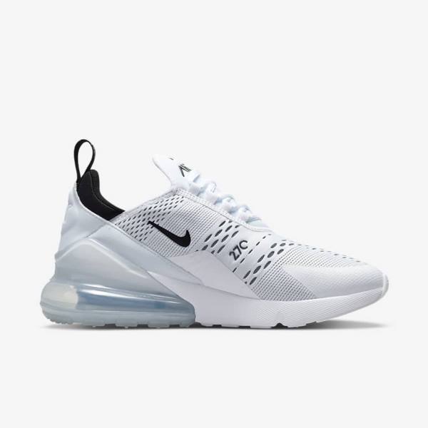 Women's Nike Air Max 270 Trainers White / Black | NK928YVJ