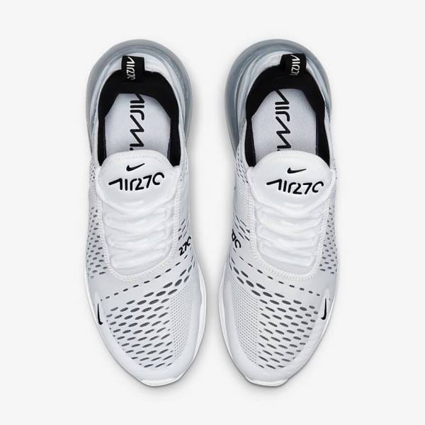 Women's Nike Air Max 270 Trainers White / Black | NK928YVJ