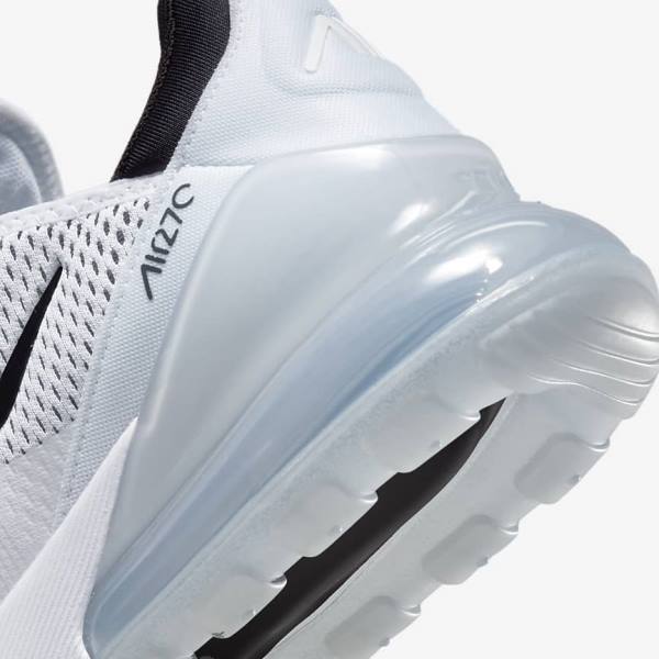 Women's Nike Air Max 270 Trainers White / Black | NK928YVJ