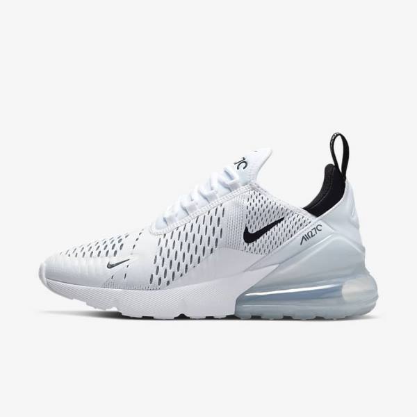 Women\'s Nike Air Max 270 Trainers White / Black | NK928YVJ