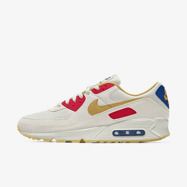 Women\'s Nike Air Max 90 By You Custom Trainers Multicolor | NK478VEM