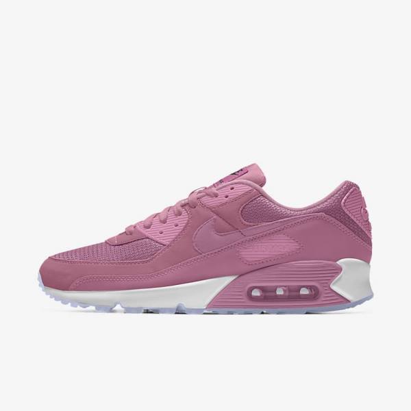 Women\'s Nike Air Max 90 By You Custom Trainers Multicolor | NK968DQZ