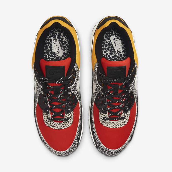 Women's Nike Air Max 90 SE Trainers Black / Red | NK950CAG