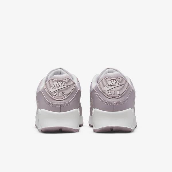 Women's Nike Air Max 90 Trainers Purple / White | NK169CAW