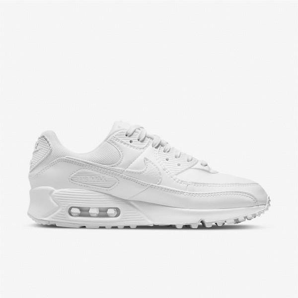 Women's Nike Air Max 90 Trainers White | NK512FGC