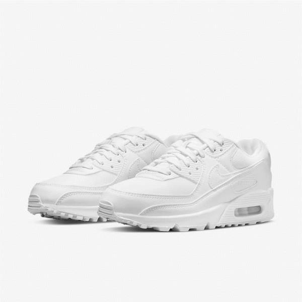 Women's Nike Air Max 90 Trainers White | NK512FGC