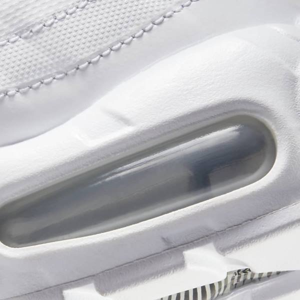 Women's Nike Air Max 95 Essential Trainers White / Black | NK849IOA