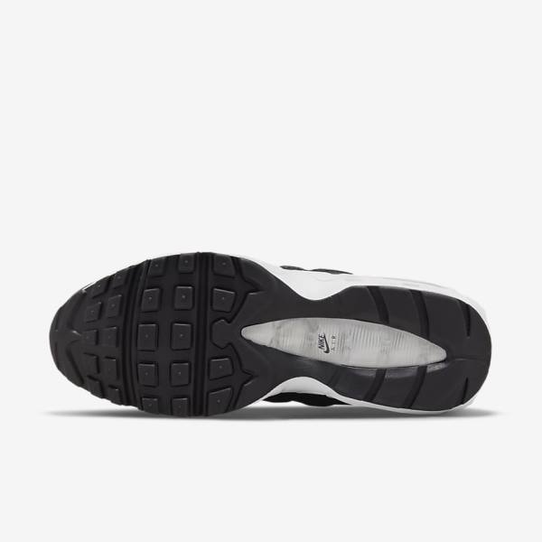 Women's Nike Air Max 95 Trainers Black / White | NK465ZJE