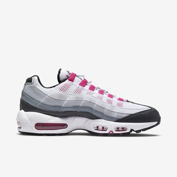 Women's Nike Air Max 95 Trainers Dark Grey / Grey / White | NK045MWD